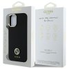 Guess GUHCP16SM4DGPK iPhone 16 6.1      czarny/black hardcase Silicone Logo Strass 4G
